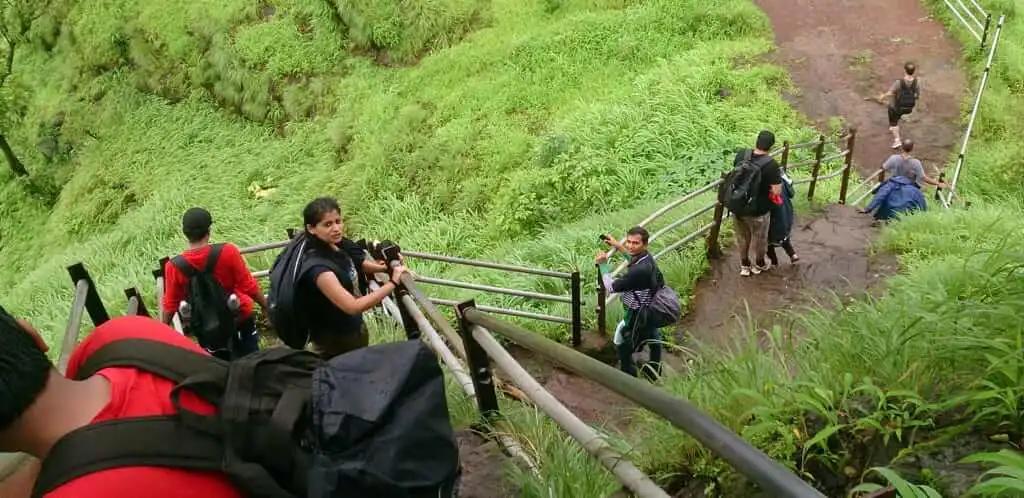 Focalworks team members enjoying a hiking trip in the mountains, embracing outdoor adventures.