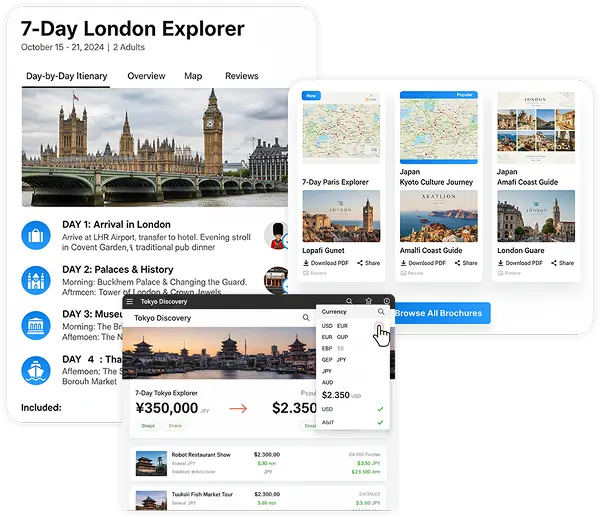 Streamlined Planning and Booking