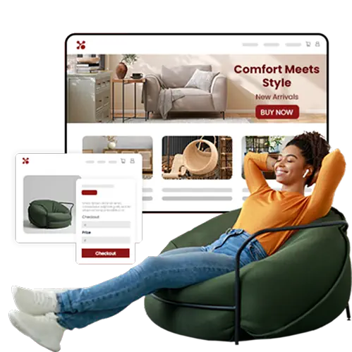 commerce furniture banner